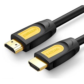 HDMI კაბელი UGREEN HD101 (10115) HDMI to HDMI Cable, 1m, Yellow/Black